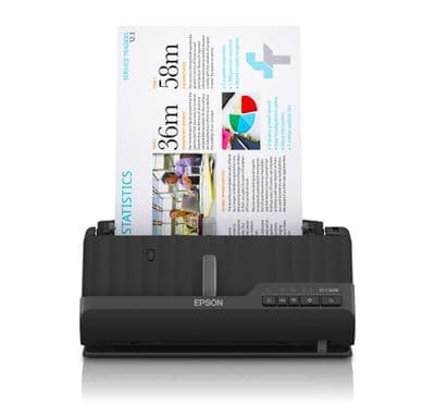 Epson ES-C320W ADF + escáner alimentado por hojas 600 x 600 DPI A4 Negro, Escáneres
